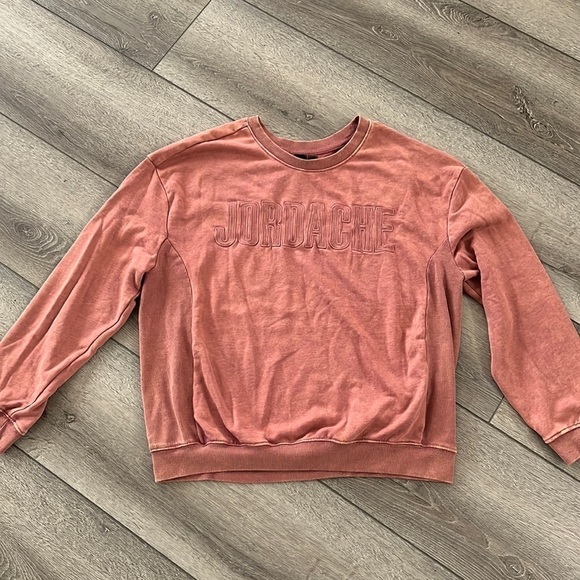 Jordache crewneck bleached sweater size XL - Picture 2 of 7